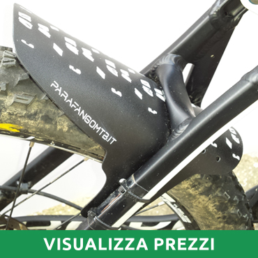 Parafango bici personalizzato per carro posteriore