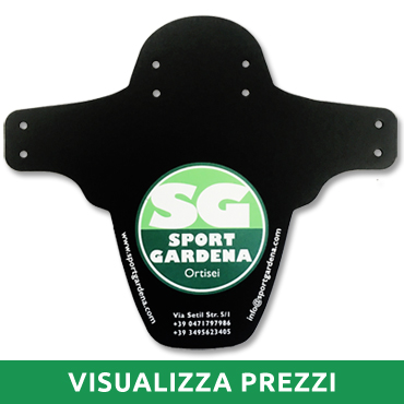 Parafango mtb con grafica personalizzata fino a tre colori
