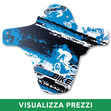 Parafango MTB nero con stampa personalizzata